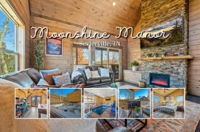 Moonshine Manor - Winter Deals! 5BR Cabin, Saltwater Pool & Hot Tub